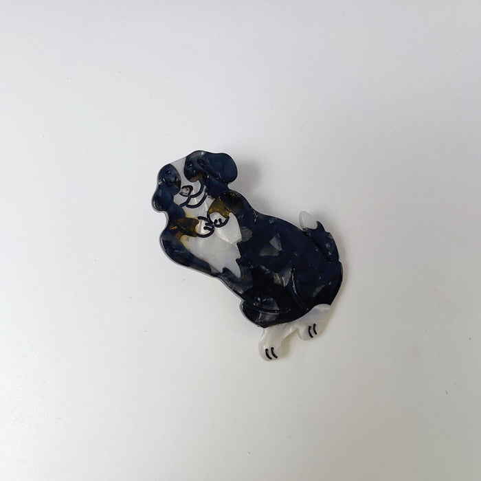 Wholesale Animal Dog Acetate Hair Clip JDC-HC-XingYi026