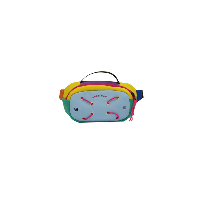 Wholesale Trendy Print Nylon Crossbody Bag Cute Casual Shoulder Bag for Kindergarten