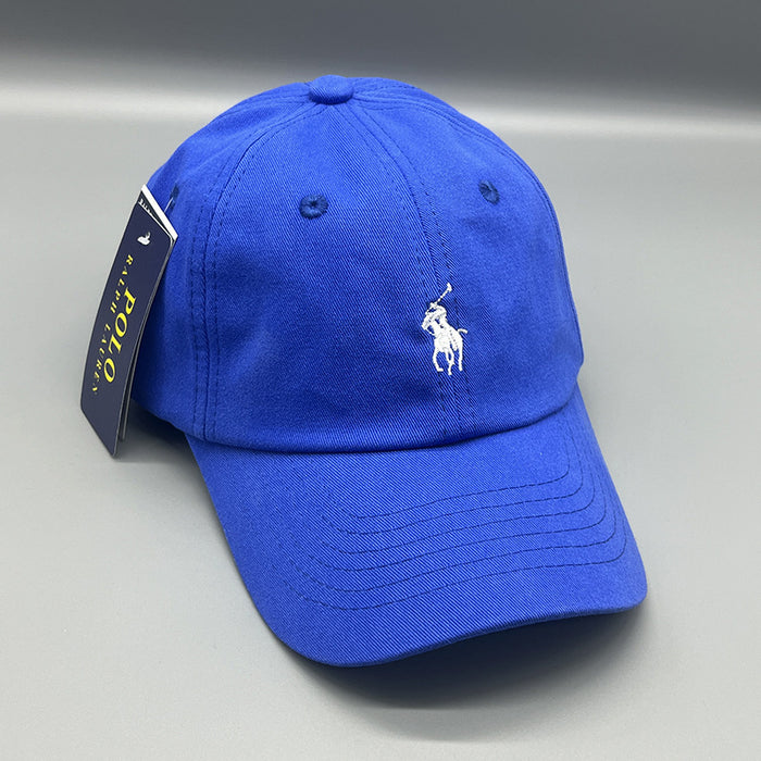 Wholesale Horse Embroidery Baseball Cap Pure Cotton Washed Cloth Unisex Sun Protection