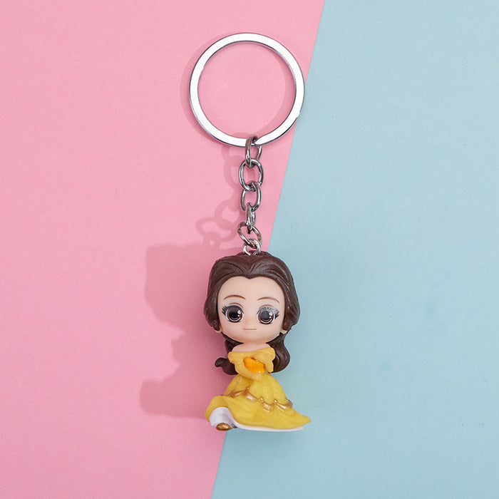 Wholesale Cartoon Doll Resin Keychain JDC-KC-QingMou004