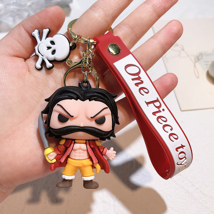 Wholesale Cartoon Silicone Doll Keychain JDC-KC-QiChao047