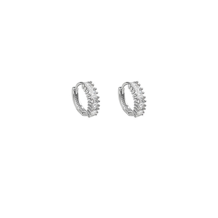 Wholesale Zircon Ear Buckle Hoop Earrings