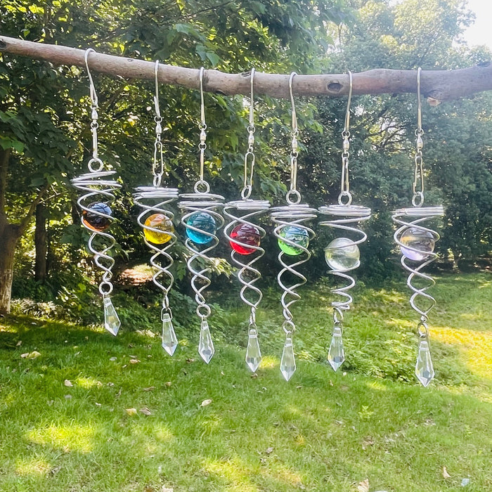 Wholesale Crystal Ball Rotating Wind Chimes Pendant