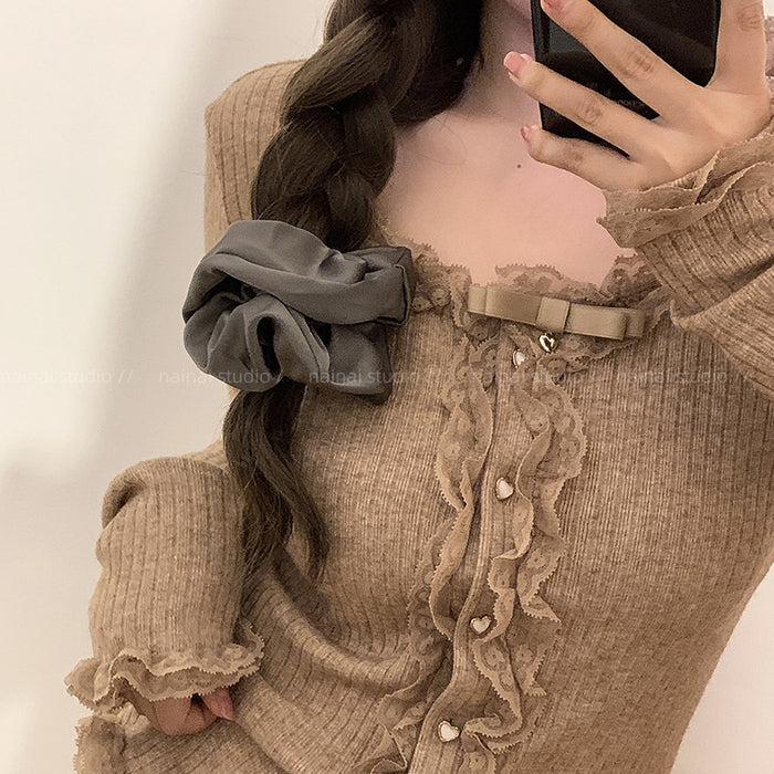 Wholesale Satin texture hair loop, high-end feel, meatball hair tie, hair tie, rubber band hair accessory