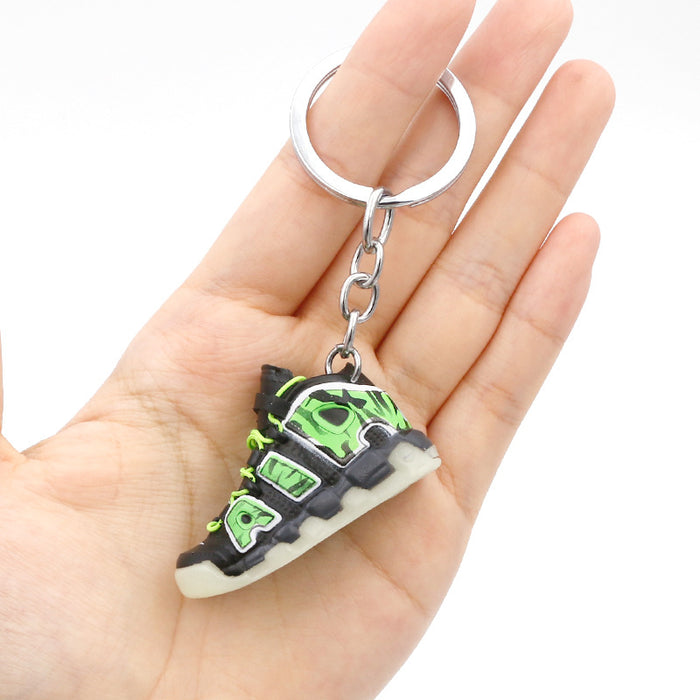 Wholesale PVC Basketball Shoe Model Keychain JDC-KC-QLPing010