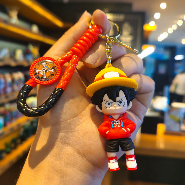 Wholesale Cartoon Doll Rubber Keychain JDC-KC-Tingm010