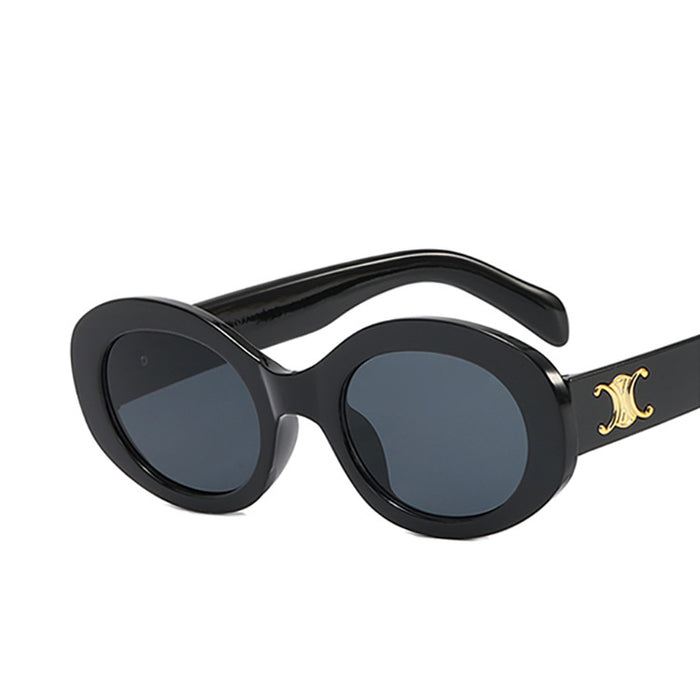 Wholesale Oval Anti-UV PC Sunglasses JDC-SG-XIa090