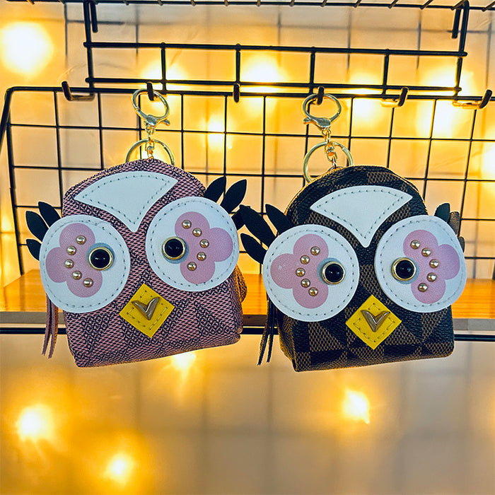 Wholesale PU Owl Key Pendant JDC-KC-DiPN001