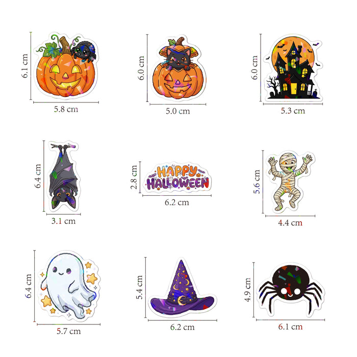 Wholesale Holographic Stickers 100-Pack Vinyl Waterproof Decorative Party Gift MOQ≥3