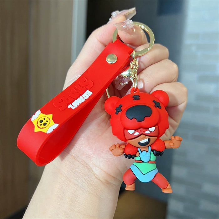 Wholesale Cartoon Game PVC Keychain JDC-KC-JinB031