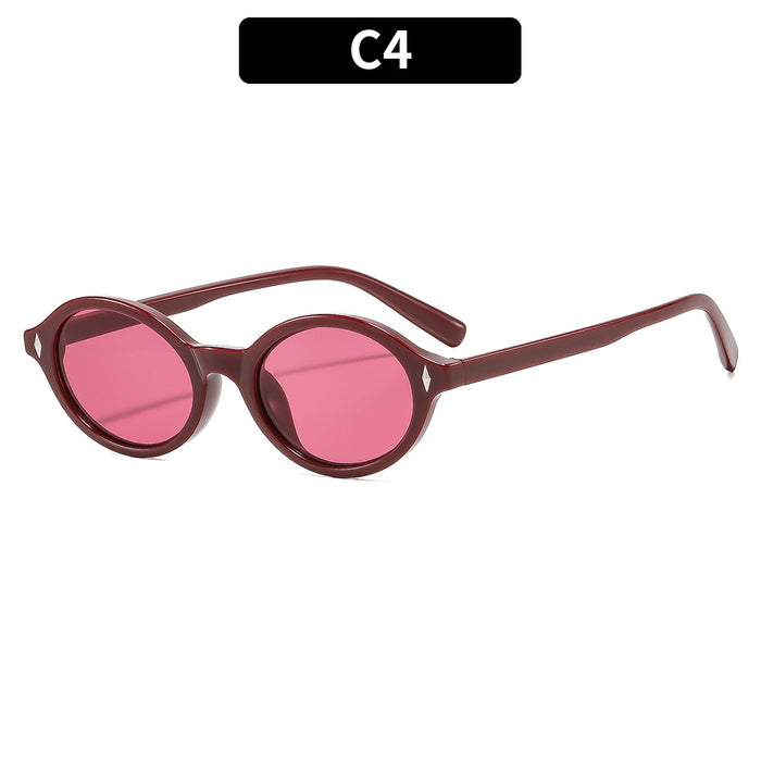Wholesale Retro Round Sunglasses Black Frame Gray Lens UV400 Travel Boutique