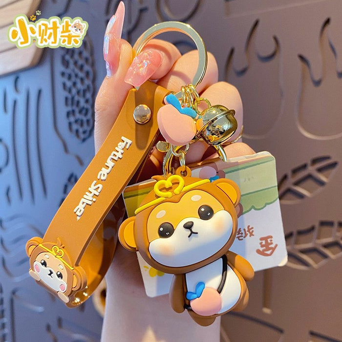 Wholesale Cartoon Zodiac Horse Silicone Keychain Cute Chinese New Year Gift Keyring