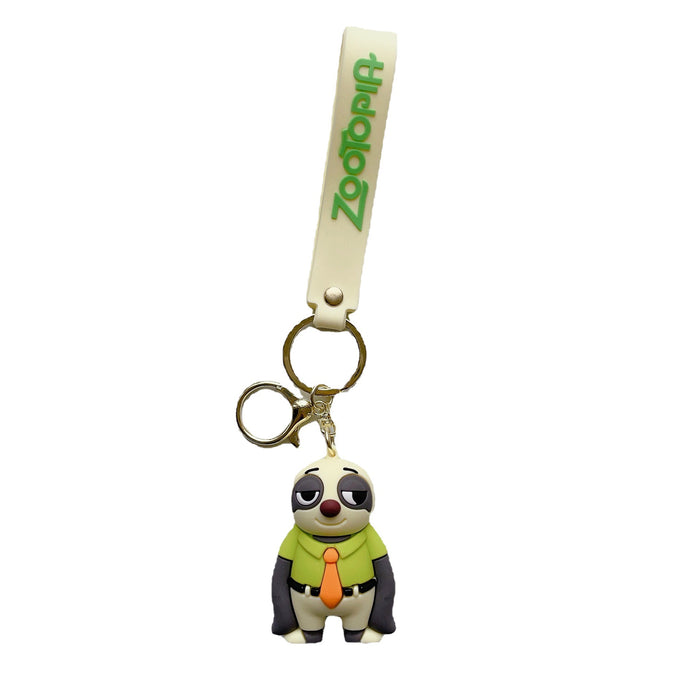 Wholesale Cute Cartoon Three-dimensional Silicone Keychain JDC-KC-JuShu036