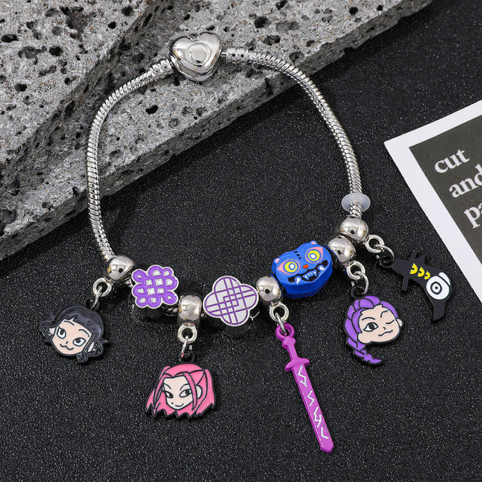 Wholesale Cartoon Anime K-POP Fashion Beaded Bracelet
