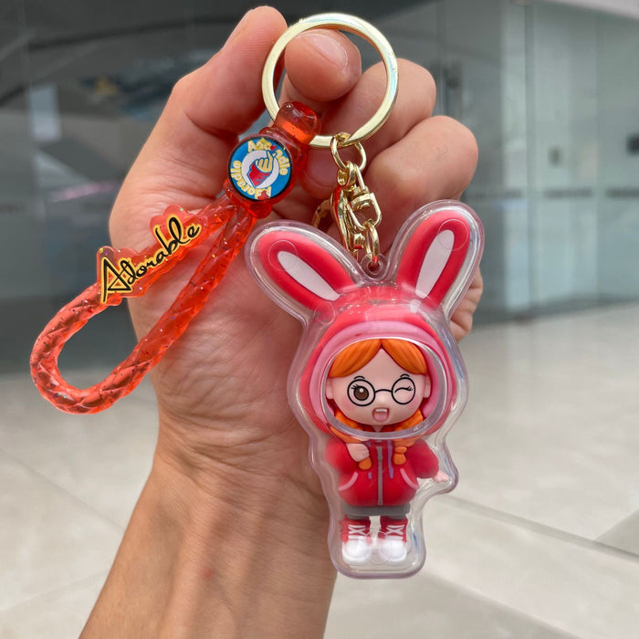 Wholesale Couple keychain, car keychain, cute doll, backpack pendant, exquisite small gift