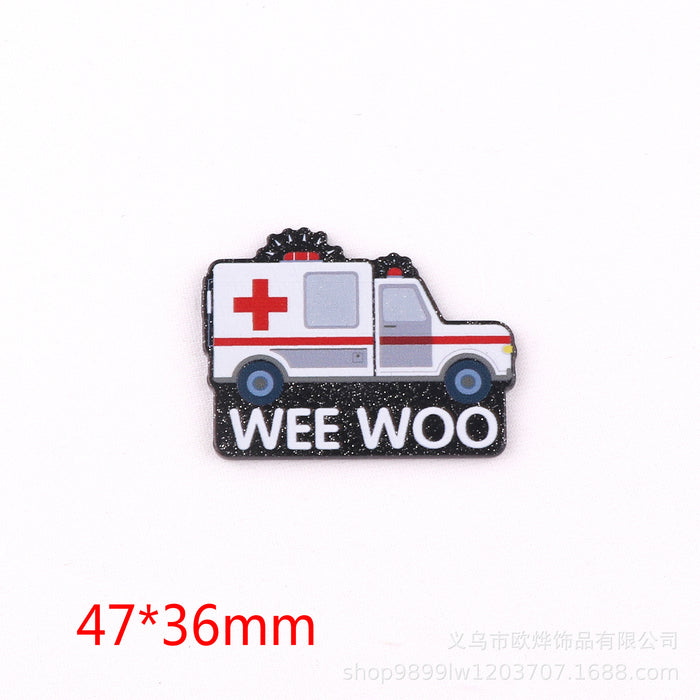 Wholesale Cartoon Organ Acrylic Pin DIY Patch Accessories JDC-FK-OuYie012