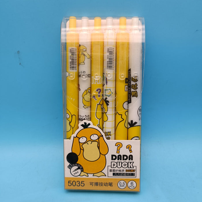 Wholesale Cute cartoon-printed erasable click pens