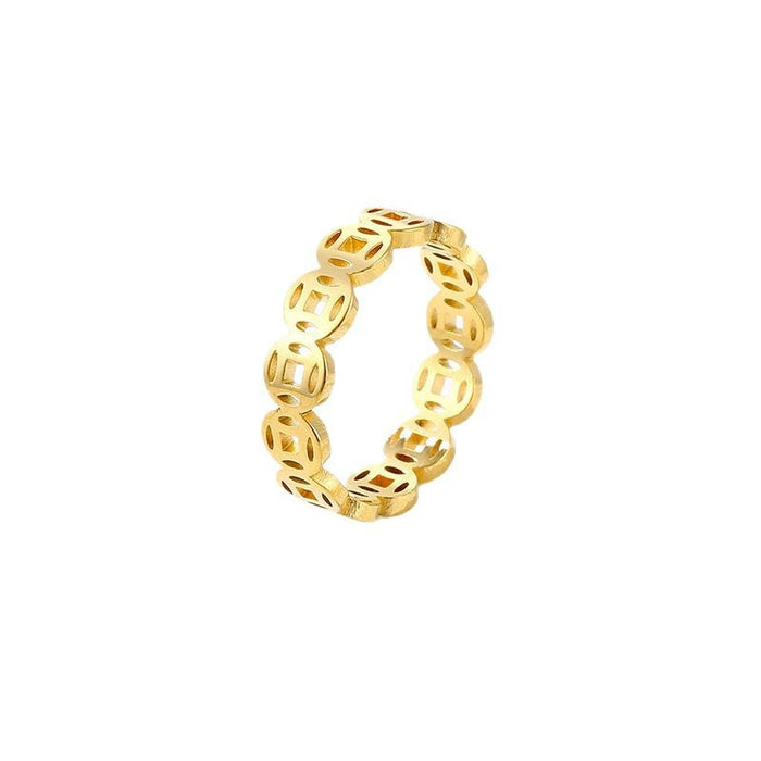 Wholesale Copper coins, rings, titanium steel rings, and colored rings that do not fade. Hand jewelry for men and women