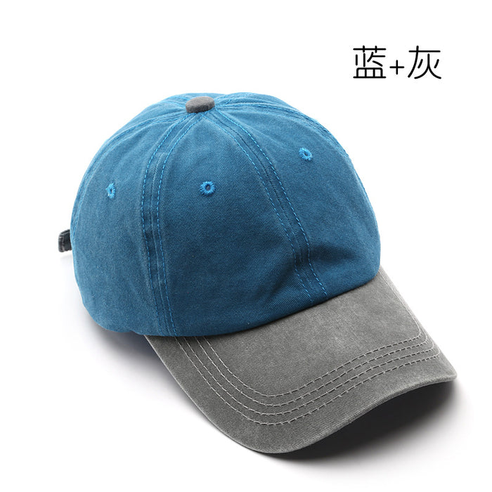Wholesale  washing old splicing light board baseball cap
