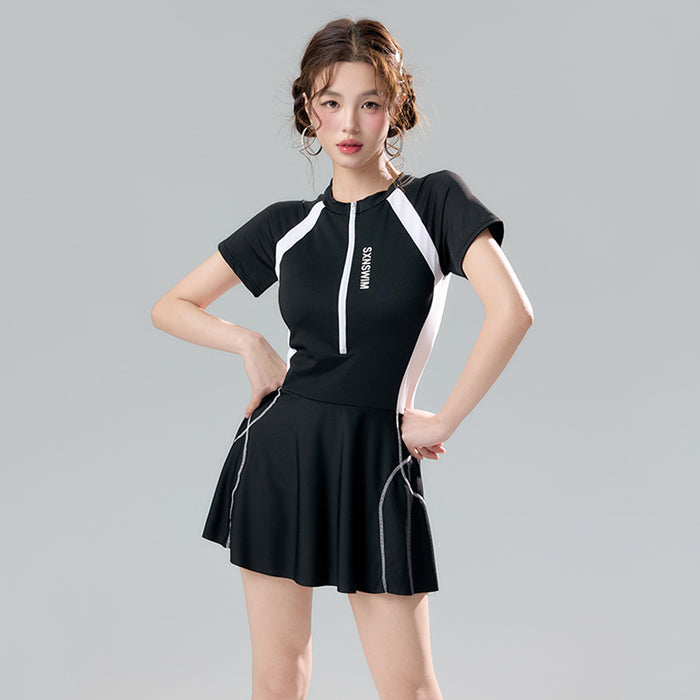 Wholesale Swimsuit one-piece sports casual skirt style hot spring professional swimsuit wholesale