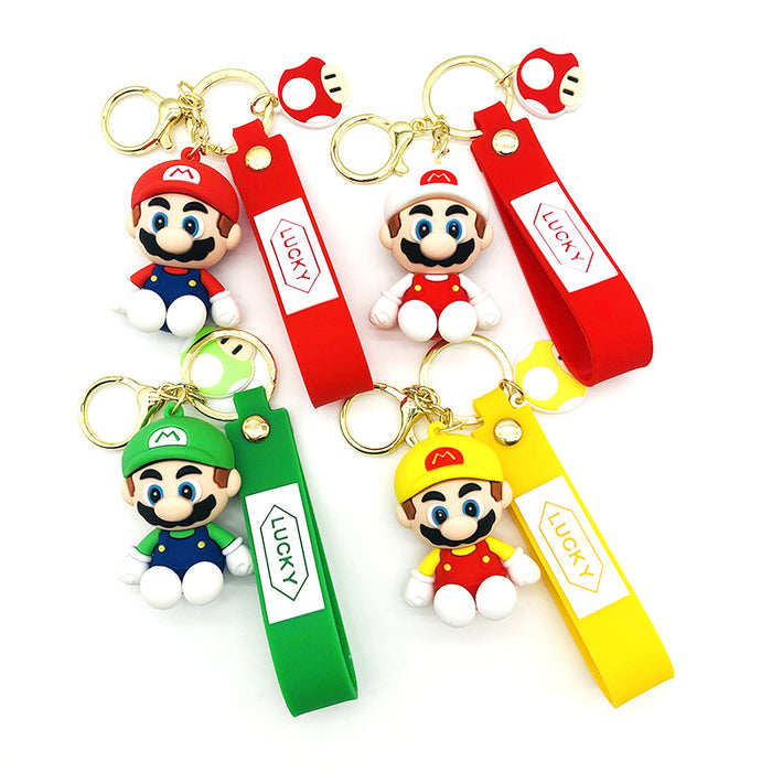 Wholesale  Keychain Doll Keychain Couple Charm Small Gift Bag Car Key Pendant