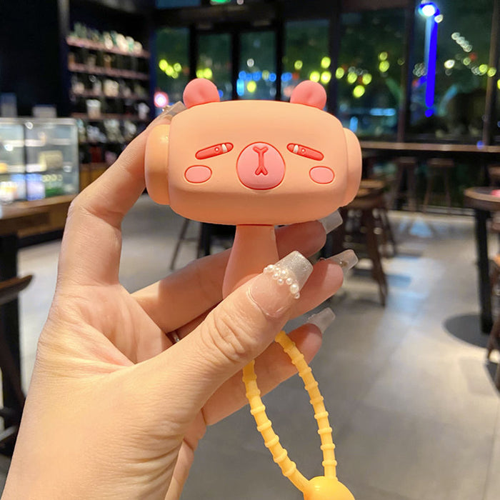 Wholesale Cute Panda Squeaky Hammer Keychain Decorative Accessory MOQ≥2