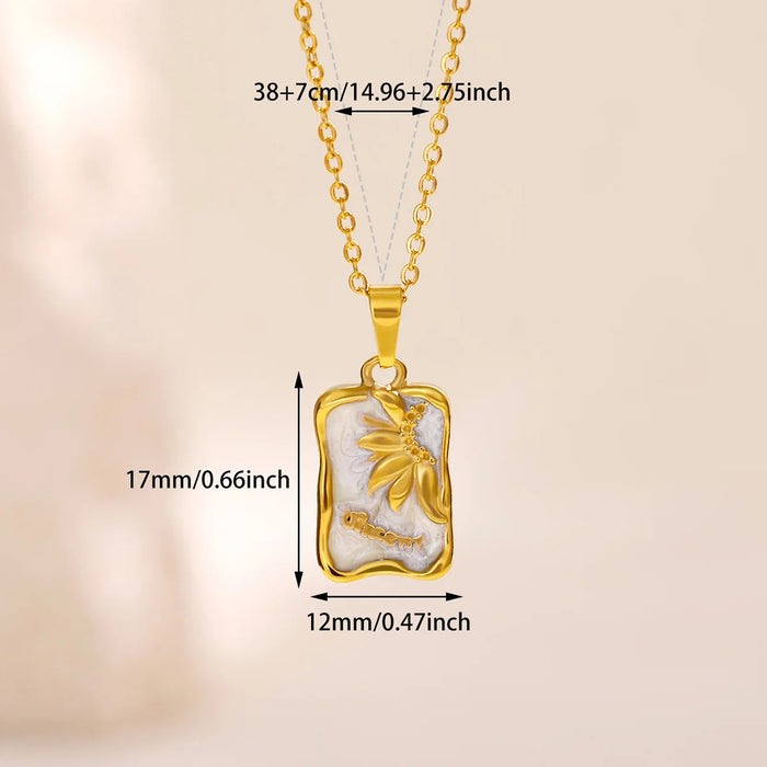 Wholesale Stainless steel hummingbird  pendant jewelry inlaid zircon  necklace