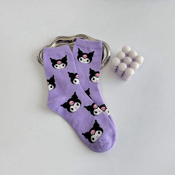 Wholesale Socks Children Cartoon Medium Tube Women's Socks Long Tube Socks
