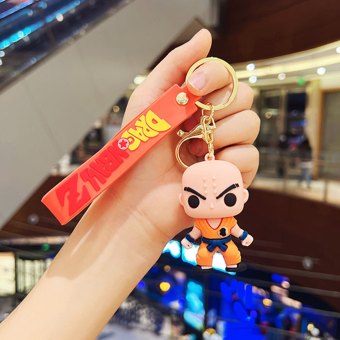 Wholesale Cute Cartoon Dolls Silicone Keychain JDC-KC-JuJi013