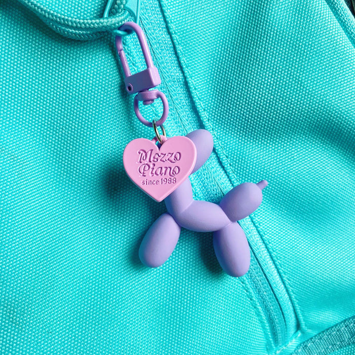 Wholesale Colorful heart-shaped balloon keychain, cartoon keychain, personalized gift, backpack decoration