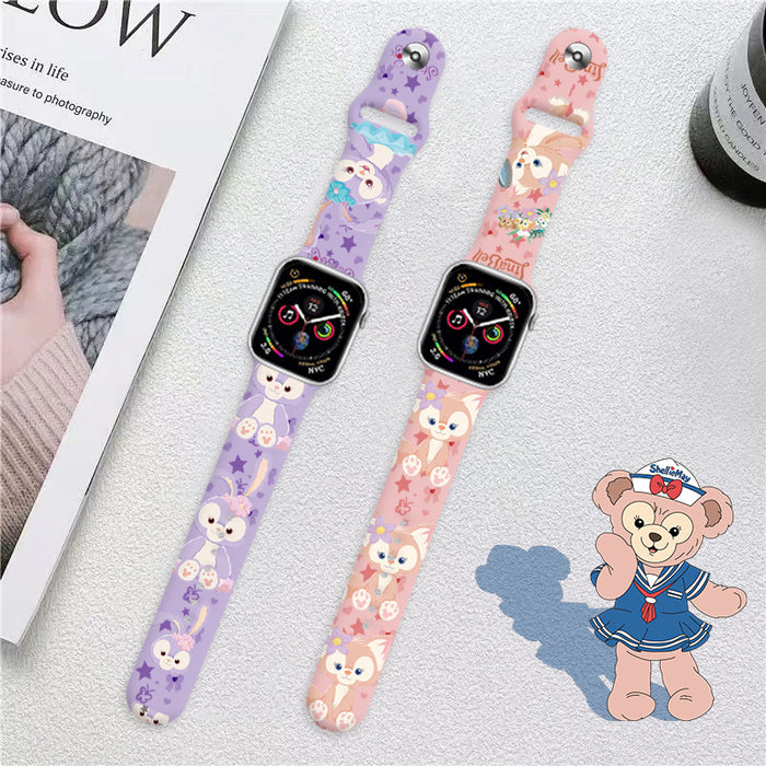 Wholesale Printed Silicone Watch Strap Wrist Strap JDC-WD-NuoQi049