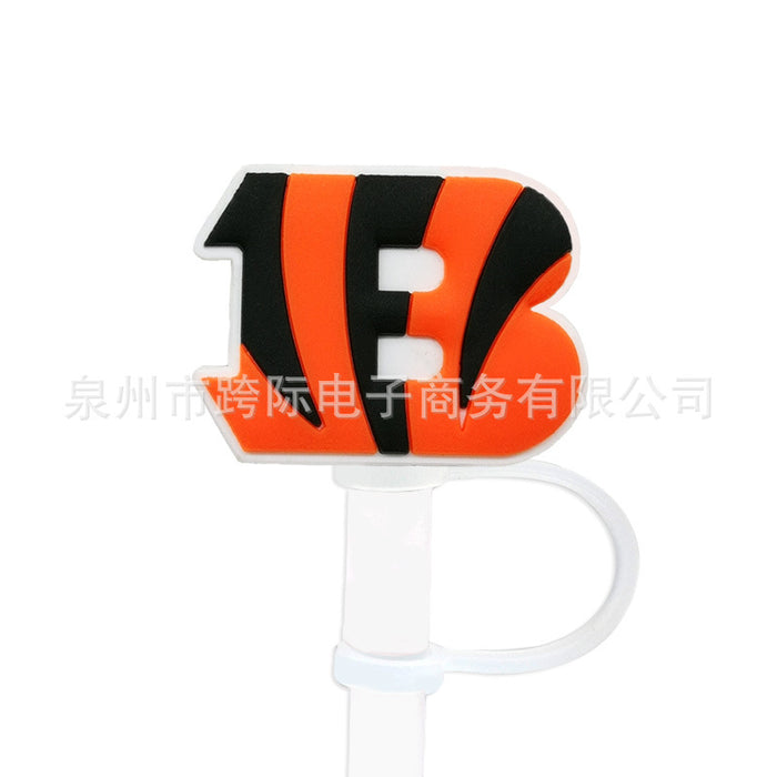 Wholesale 10pcs Silicone American Football Straw Cover JDC-SCR-KuaJ010