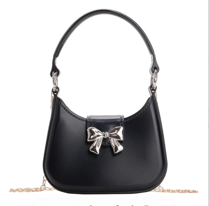 Wholesale New Jelly Bag Butterfly Knot Versatile Children's Bag Single Shoulder Crossover