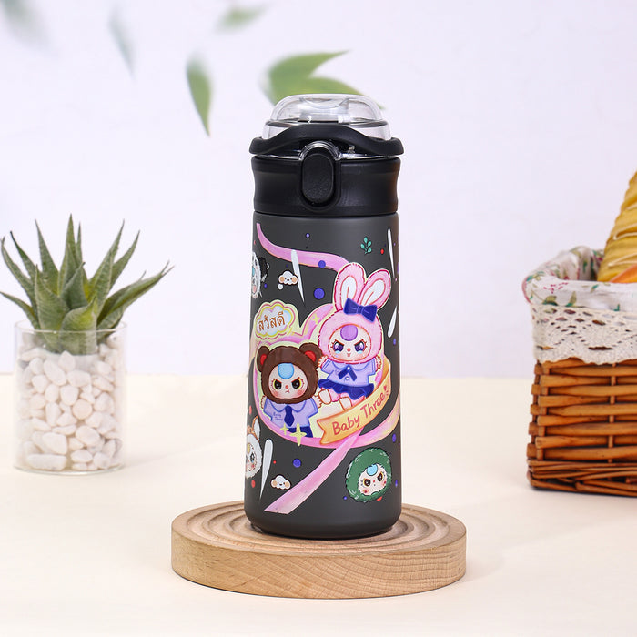 Wholesale Children' s cute bunny thermos stainless steel portable drinking water cup