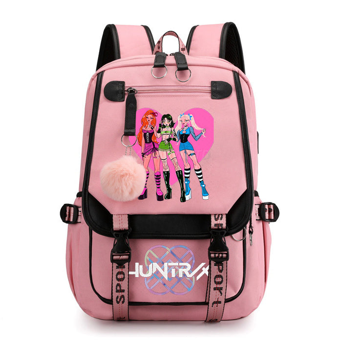 Wholesale  Fashionable Color-Block Unisex Backpack , Lightweight and Large Capacity