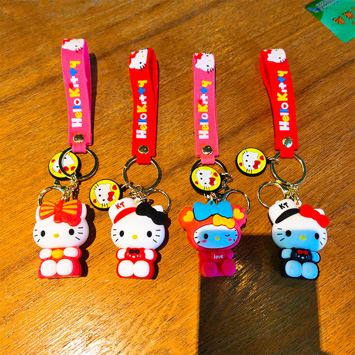 Wholesale Cartoon Silicone Doll Keychain JDC-KC-Tingm279