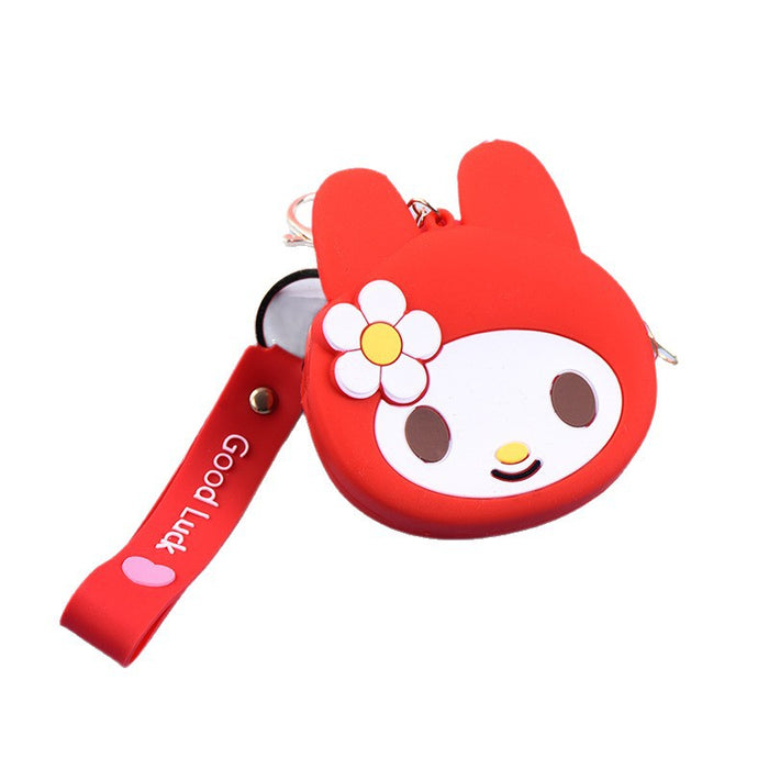 Wholesale Cute Silicone Cartoon Coin Purse Keychain Bag Trendy Unisex Wallet MOQ≥5