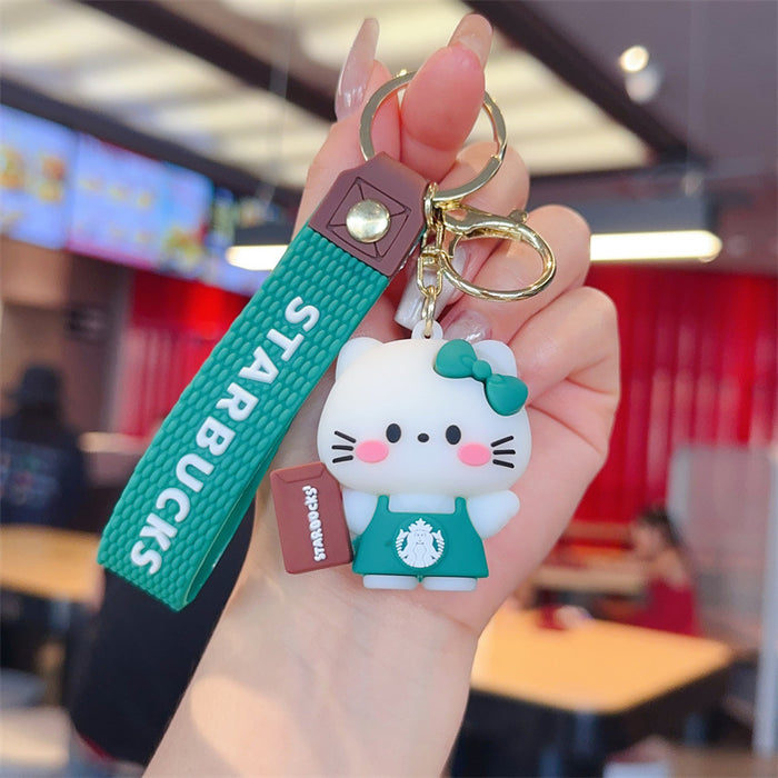 Wholesale Cartoon Cute 3D Doll Keychain JDC-KC-YueW010