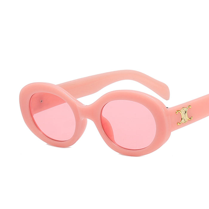 Wholesale Oval Anti-UV PC Sunglasses JDC-SG-XIa090