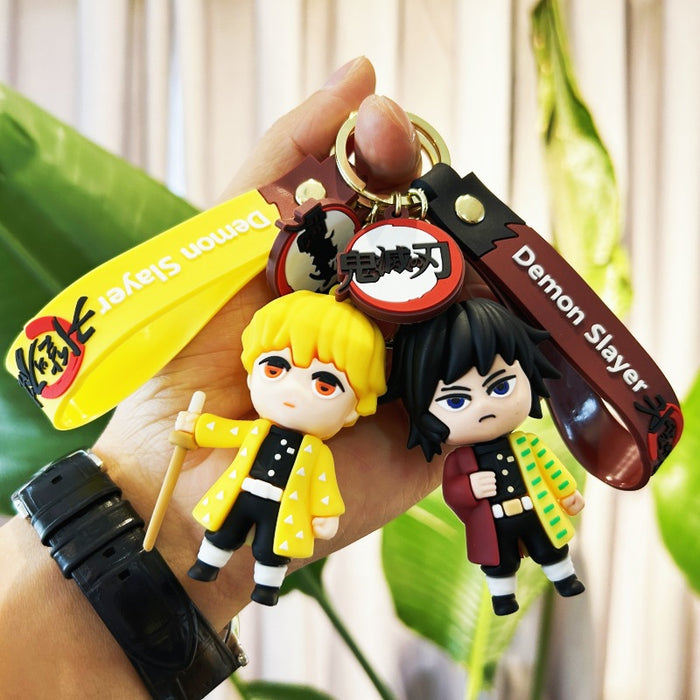 Wholesale PVC Cartoon Doll Keychain JDC-KC-WuYi049