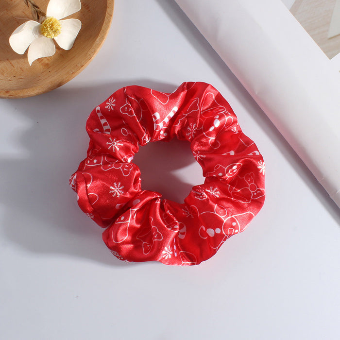 Wholesale Christmas Plush Hair Scrunchies JDC-HS-Heqin003