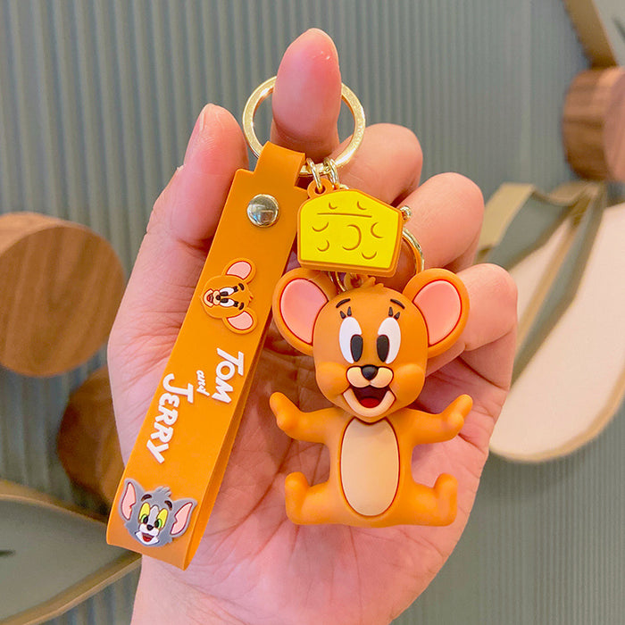 Wholesale Cartoon Doll Silicone Keychain JDC-KC-KuM016