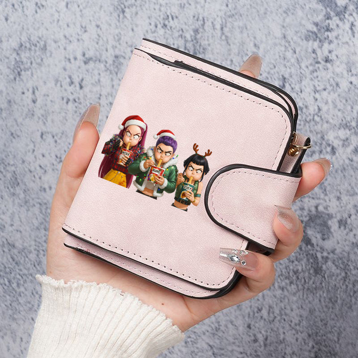 Wholesale PU Kpop Devil Hunter Wallet For Women Cute Multi Function Coin Card Holder Casual Everyday Use