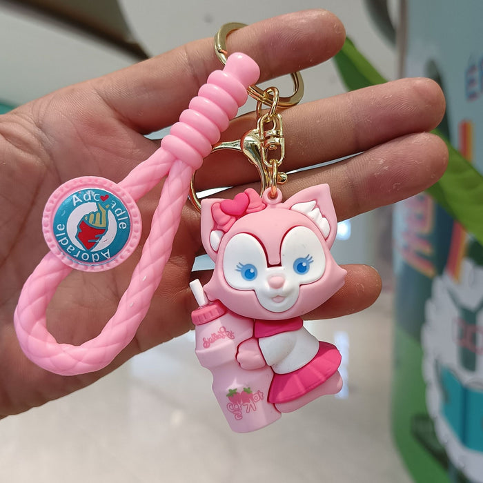 Wholesale Cute Cartoon Student PVC Keychains JDC-KC-YiChang017