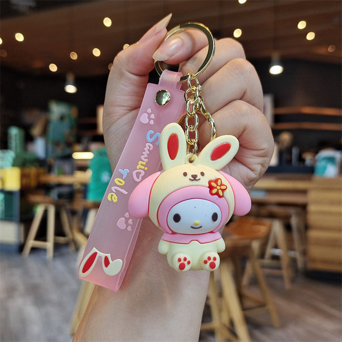 Wholesale Silicone Cartoon Doll Keychain JDC-KC-MingT088