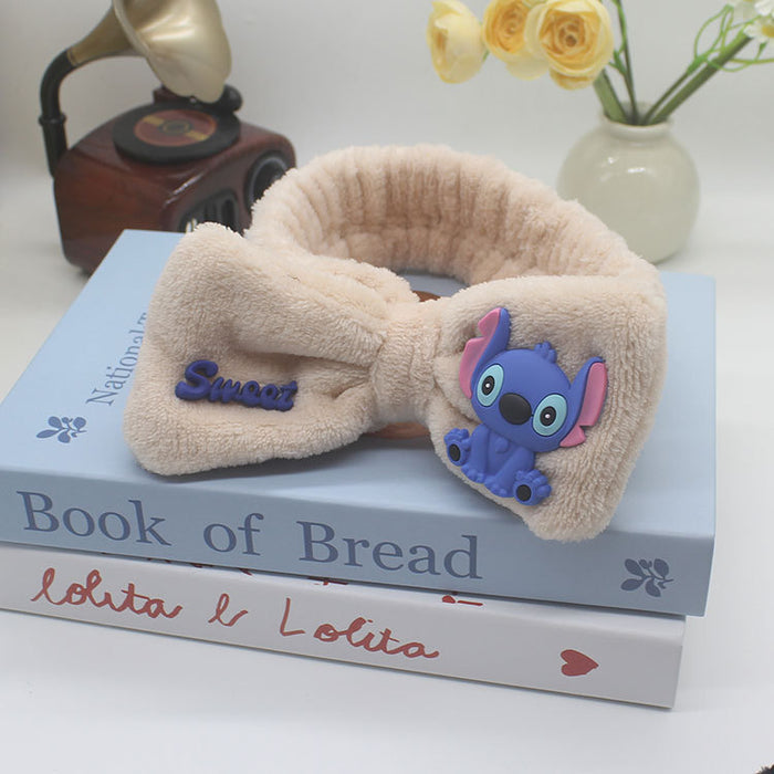 Wholesale Plush Hair Band  Bow Soft Hair Band Wash Face Doll Hair Band