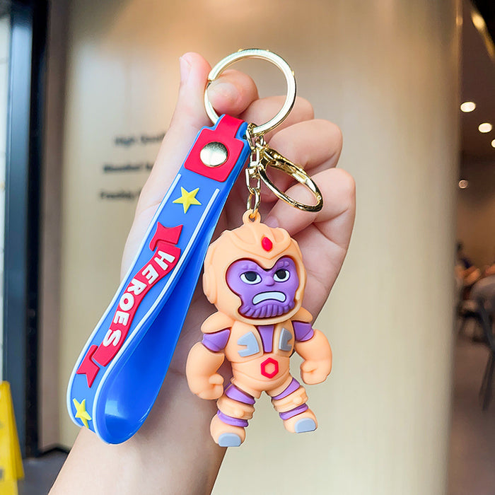 Wholesale PVC Creative Cartoon Animation Keychain JDC-KC-LeZi019