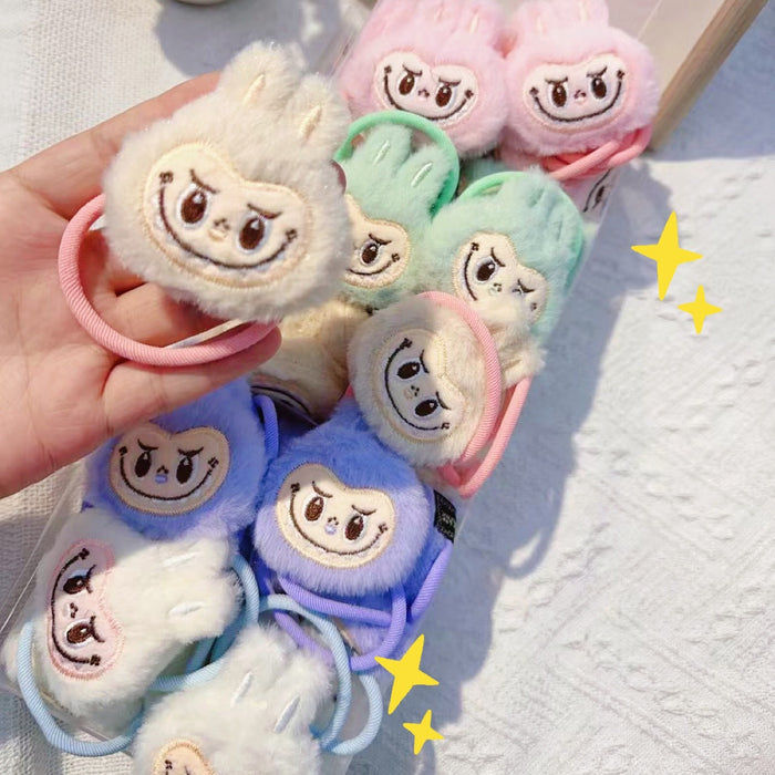 Wholesale hair band rubber doll net red bubble hair accessories girl headdress