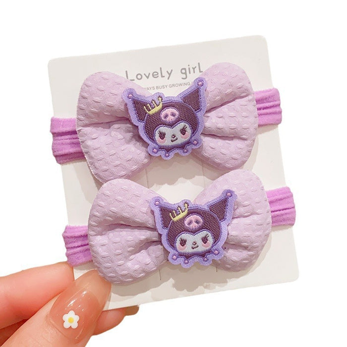 Wholesale Kulomi Children's Rubber Band Little Girl Hair Ring High Elasticity Does Not Hurt The Hair Girls Bun Head Rubber Band Hair Accessories JDC-HS-Wangl005