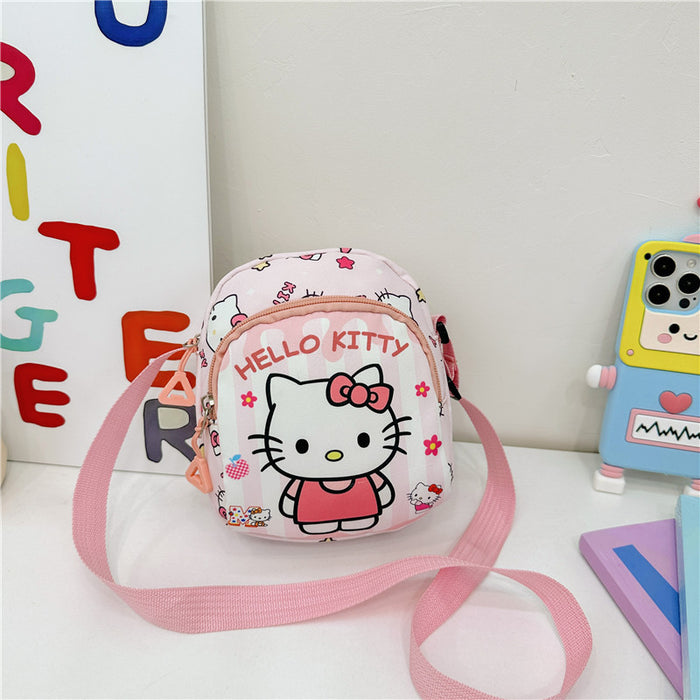 Wholesale Children's crossbody bag cartoon cute chest bag for outdoor leisure, lightweight single shoulder coin purse